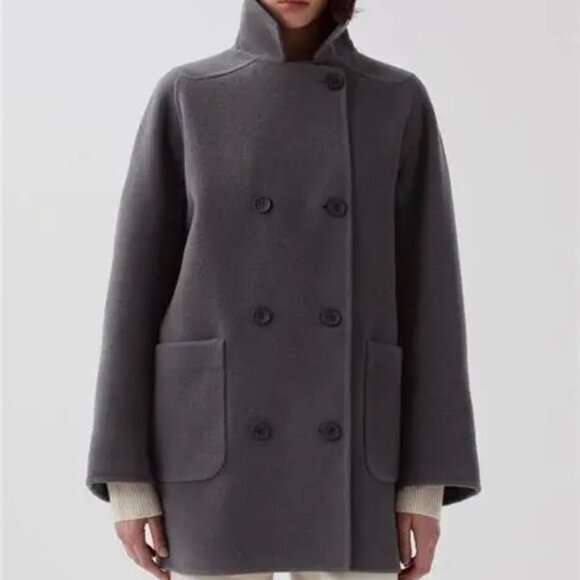 Double Face Half Coat UNIQLO x COMPTOIR DES COTONNIERS - Picture 1 of 8